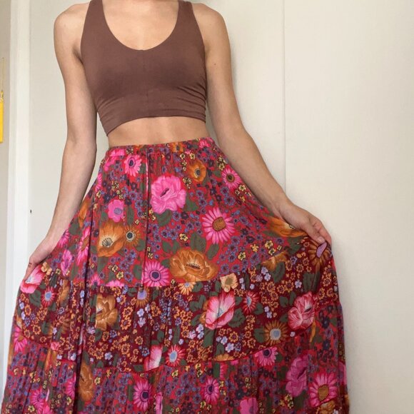 Spell Bravehearts Desert Daisy Maxi Skirt XS - Picture 2 of 5